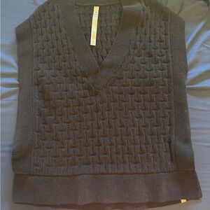 Lululemon Black Knit Sweater Vest